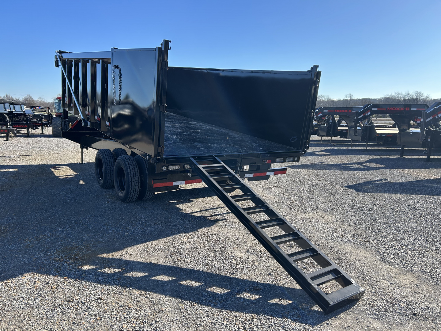 New 2026 MAXXD Gooseneck Dump Trailer | 96" x 20' 25K GVWR