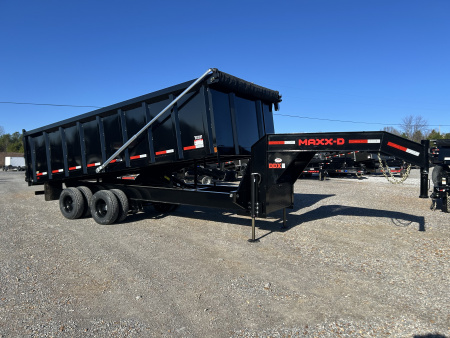 New 2026 MAXXD Gooseneck Dump Trailer | 96" x 20' 25K GVWR