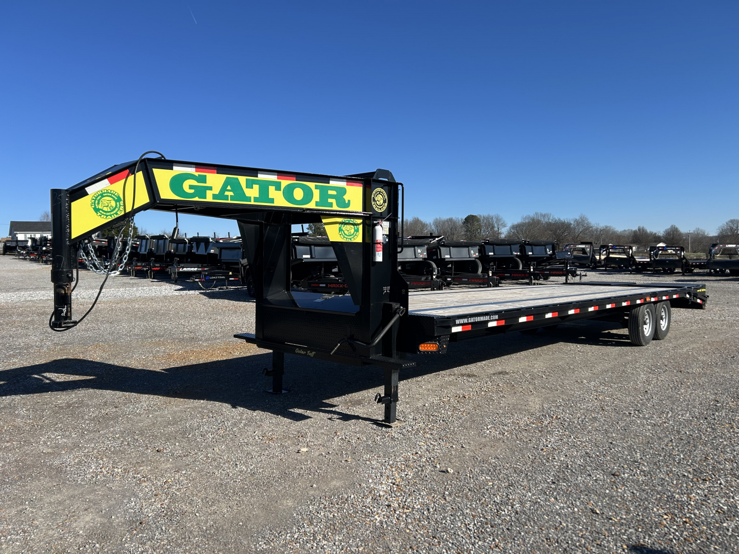 Used 2025 Gator 102" x 30' 14k Gooseneck Trailer