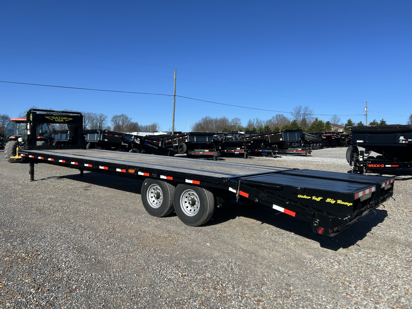 Used 2025 Gator 102" x 30' 14k Gooseneck Trailer