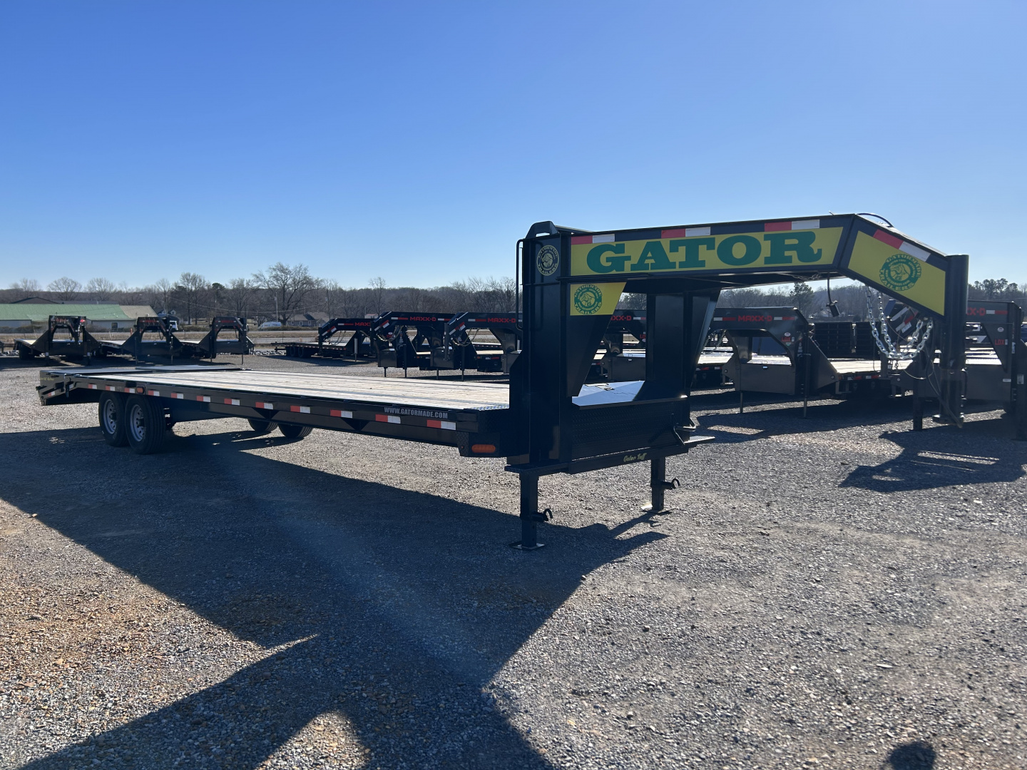 Used 2025 Gator 102" x 30' 14k Gooseneck Trailer