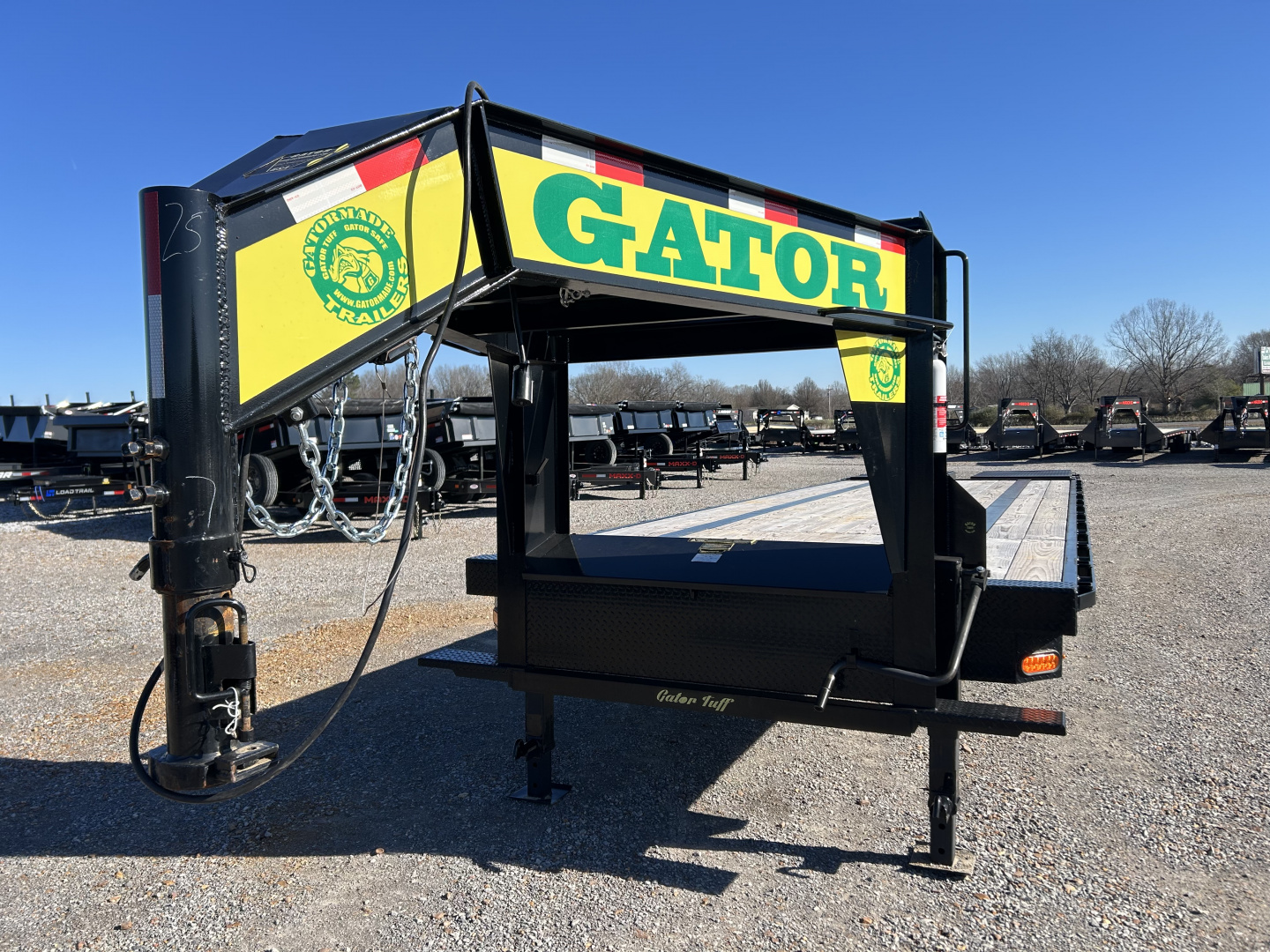 Used 2025 Gator 102" x 30' 14k Gooseneck Trailer