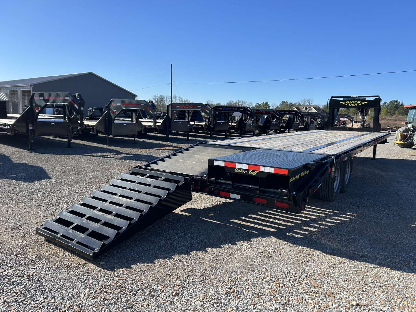 Used 2025 Gator 102" x 30' 14k Gooseneck Trailer