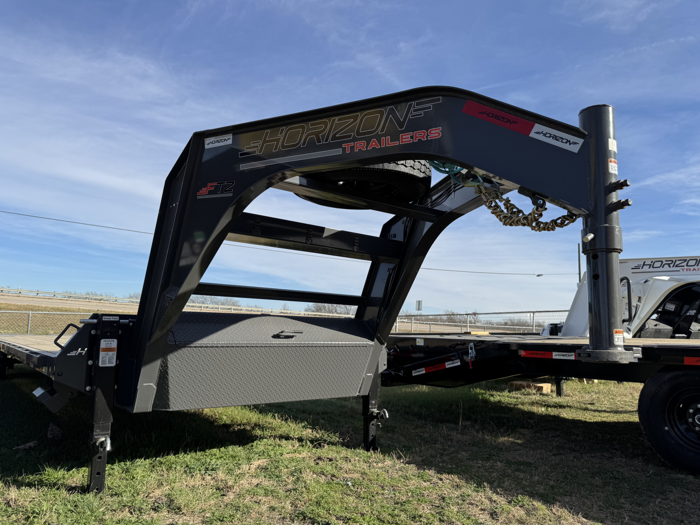 New 2026 Horizon Trailers FTZ 40' Gooseneck Mega Ramps 7k Equipment Trailer