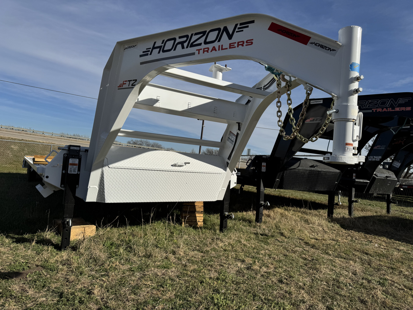 New 2026 Horizon Trailers FTZ 40' Gooseneck Mega Ramps 7k Equipment Trailer
