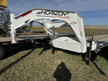 New 2026 Horizon Trailers FTZ 40' Gooseneck Mega Ramps 7k Equipment Trailer