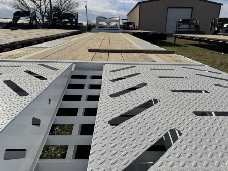 New 2026 Horizon Trailers FTZ 40' Gooseneck Mega Ramps 7k Equipment Trailer