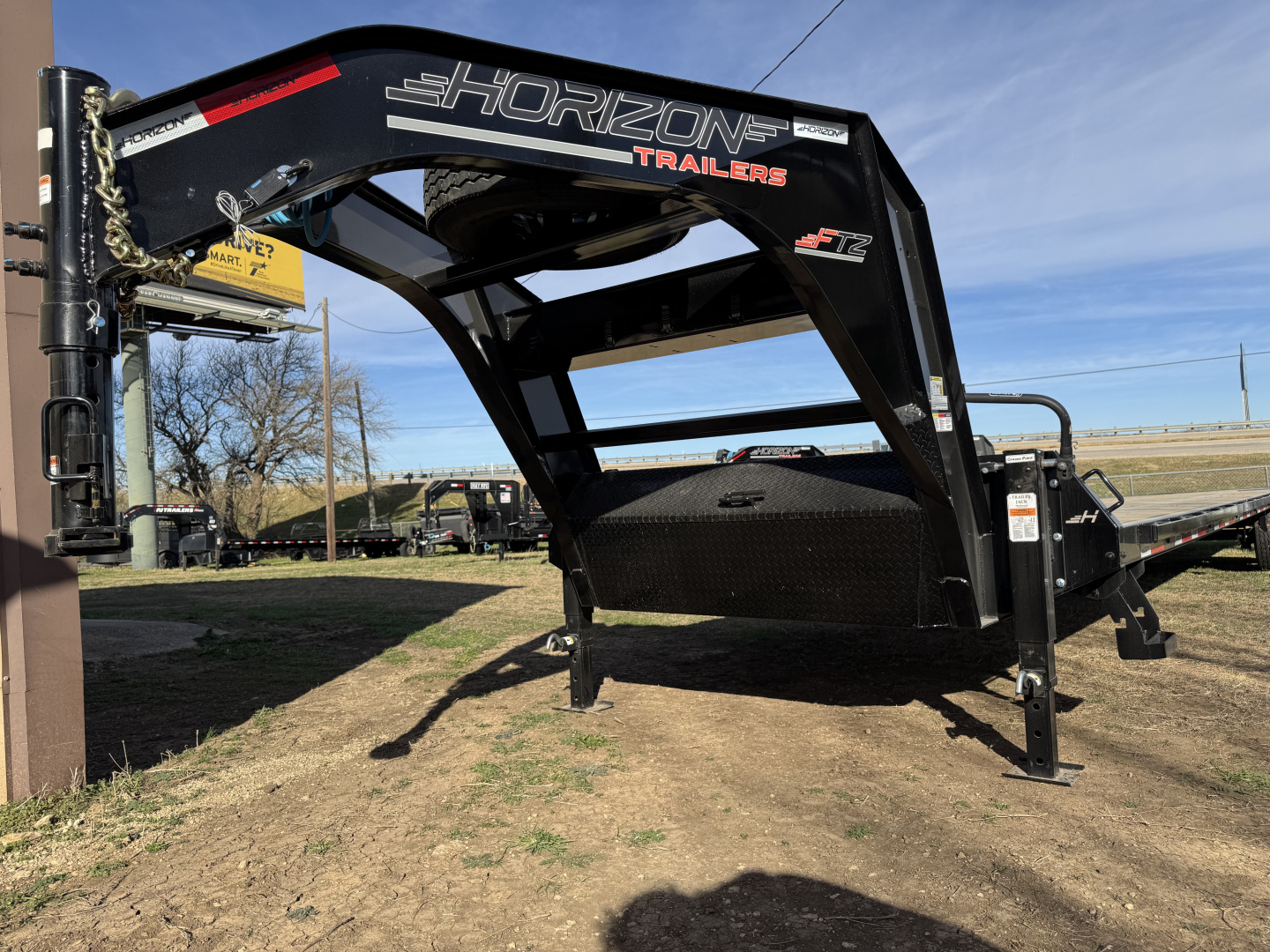 New 2026 Horizon Trailers FTZ 40' Gooseneck Mega Ramps 7k Equipment Trailer
