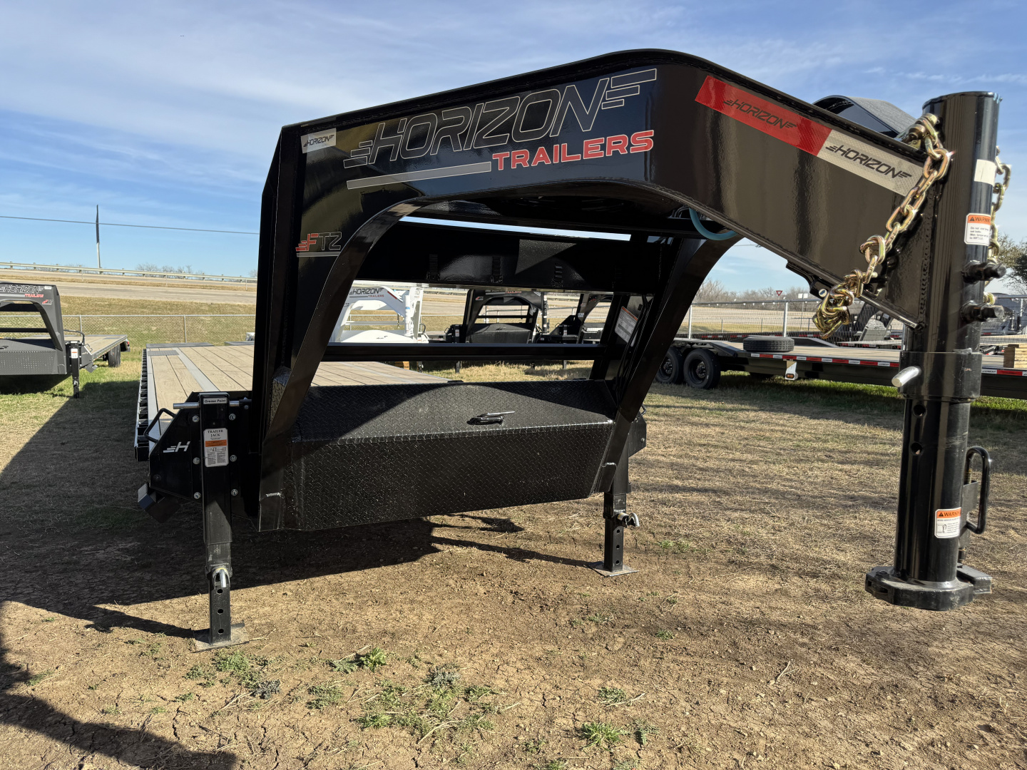 New 2026 Horizon Trailers FTZ 40' Gooseneck Mega Ramps 7k Equipment Trailer