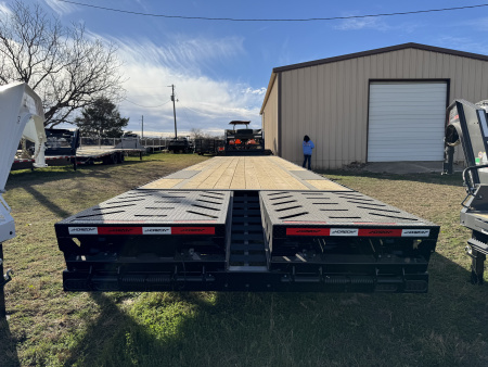 New 2026 Horizon Trailers FTZ 40' Gooseneck Mega Ramps 7k Equipment Trailer