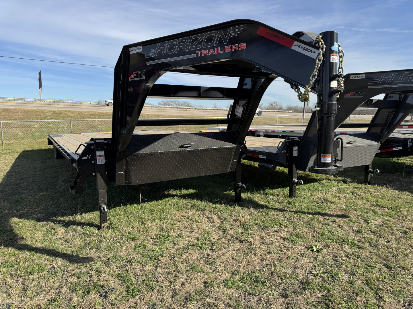 New 2026 Horizon Trailers FTZ 40' Gooseneck Mega Ramps 7k Equipment Trailer