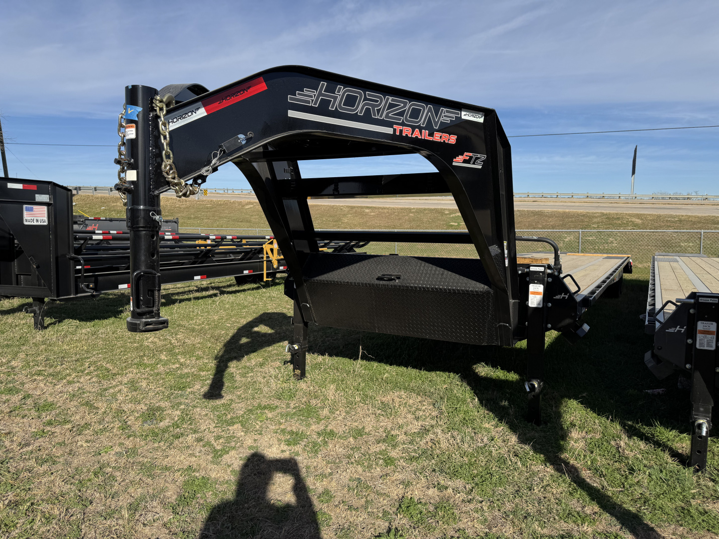 New 2026 Horizon Trailers FTZ 40' Gooseneck Mega Ramps 7k Equipment Trailer