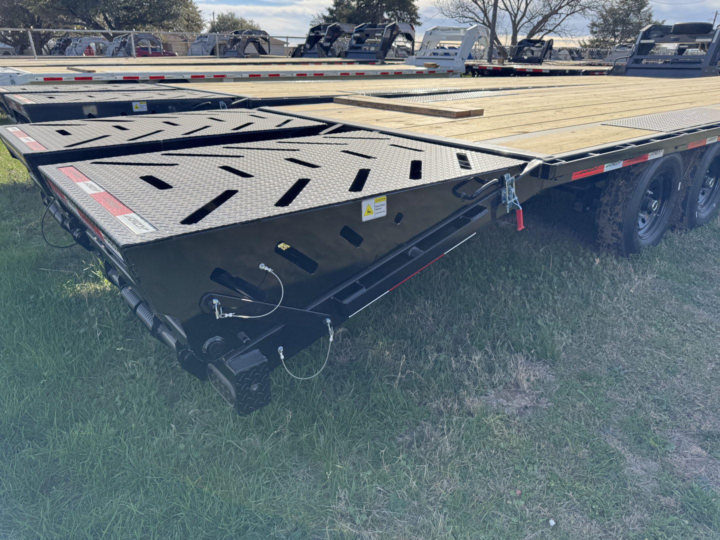 New 2026 Horizon Trailers FTZ 40' Gooseneck Mega Ramps 7k Equipment Trailer