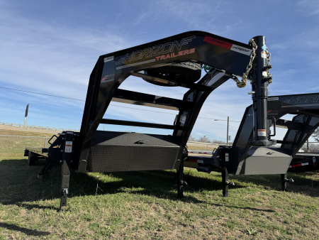 New 2026 Horizon Trailers FTZ 40' Gooseneck Mega Ramps 7k Equipment Trailer