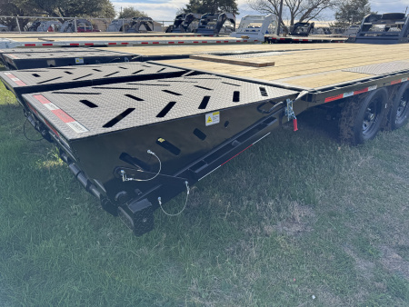 New 2026 Horizon Trailers FTZ 40' Gooseneck Mega Ramps 7k Equipment Trailer