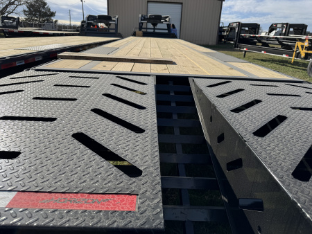 New 2026 Horizon Trailers FTZ 40' Gooseneck Mega Ramps 7k Equipment Trailer