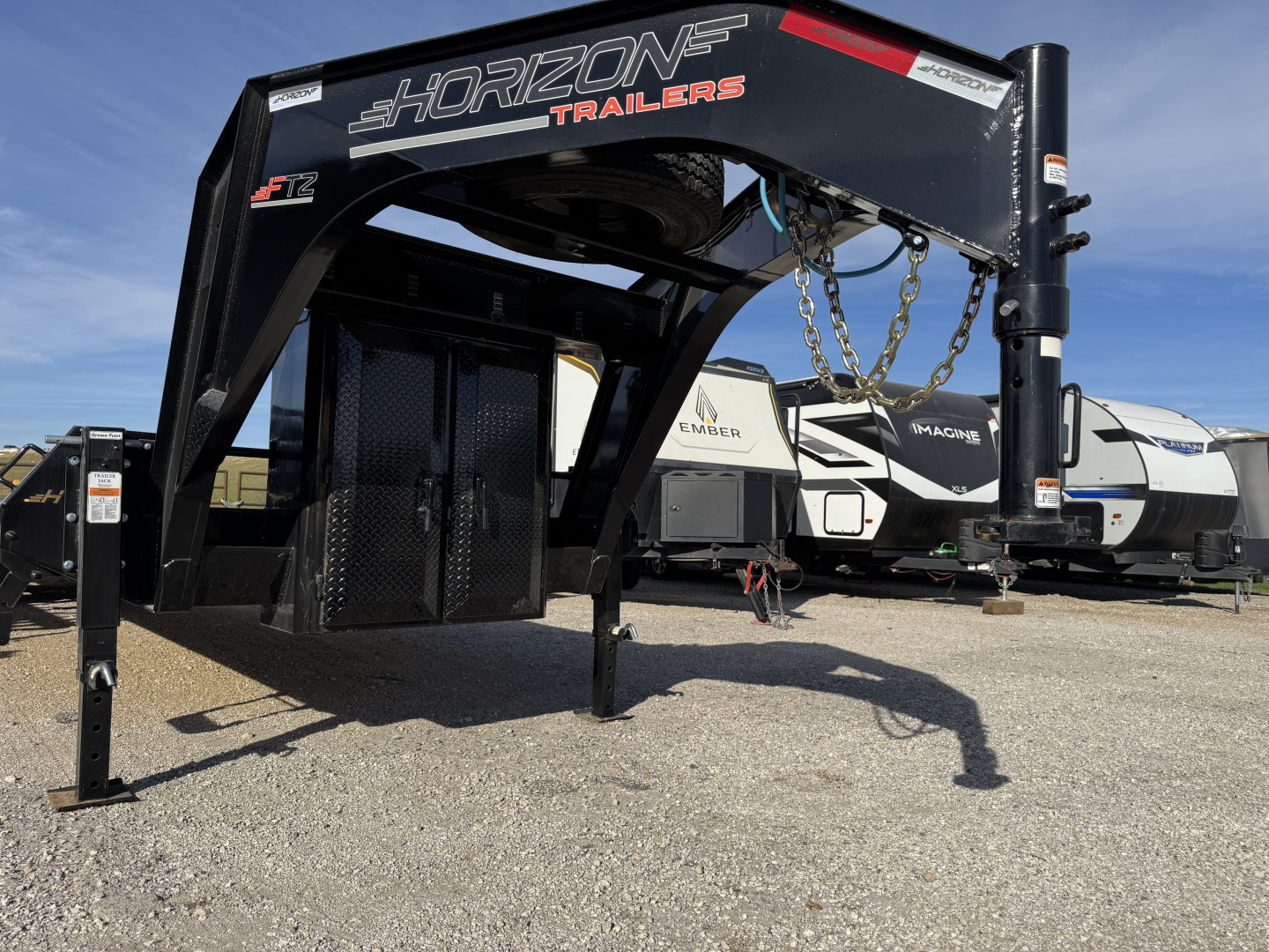 New 2026 Horizon Trailers FTZ 32' Gooseneck Mega Ramps 10K Equipment Trailer