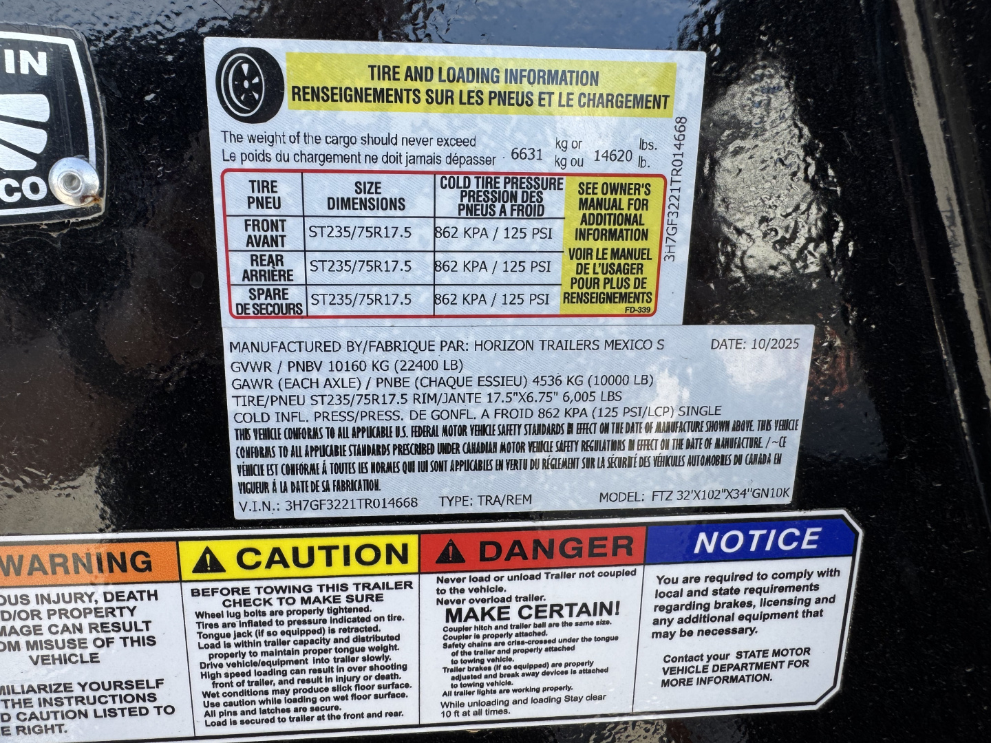 New 2026 Horizon Trailers FTZ 32' Gooseneck Mega Ramps 10K Equipment Trailer