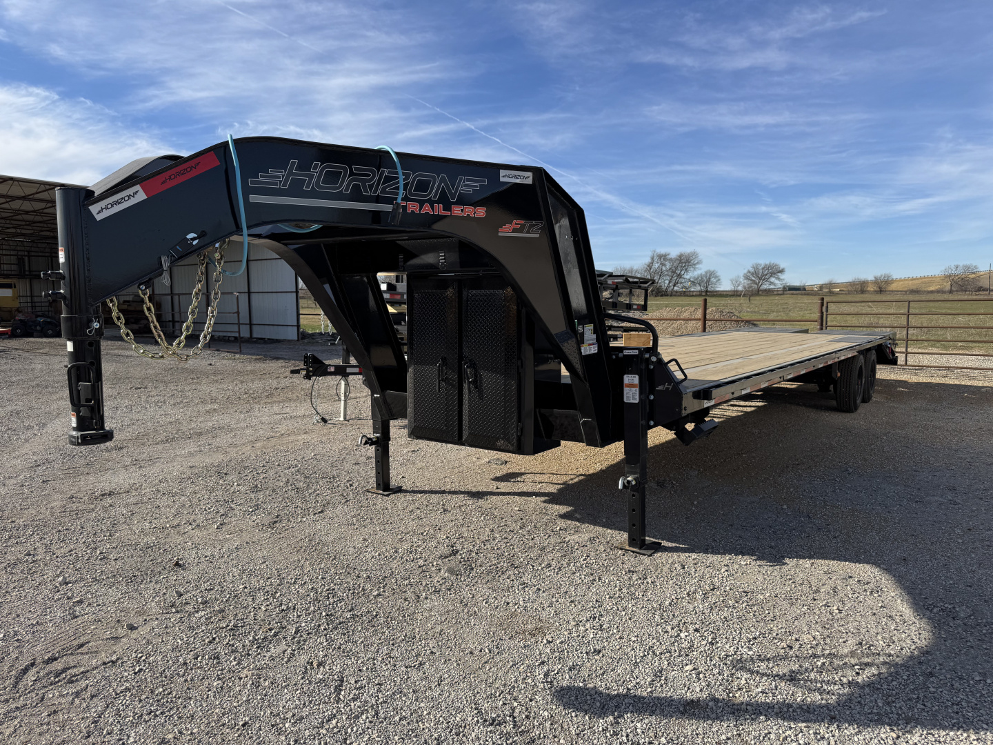 New 2026 Horizon Trailers FTZ 32' Gooseneck Mega Ramps 10K Equipment Trailer