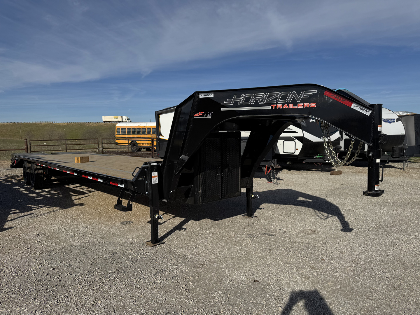 New 2026 Horizon Trailers FTZ 32' Gooseneck Mega Ramps 10K Equipment Trailer