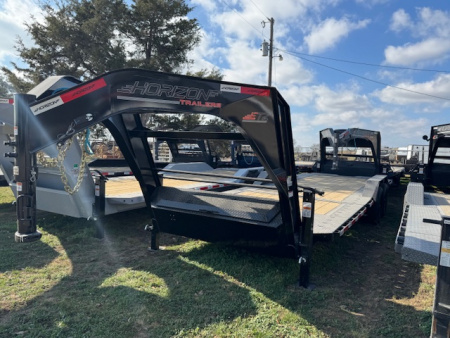 New 2026 Horizon Trailers ETZ 24' Gooseneck 8K Equipment Trailer