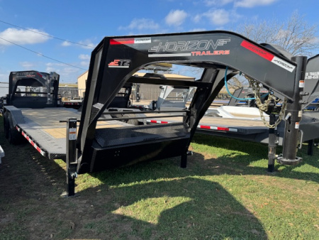 New 2026 Horizon Trailers ETZ 24' Gooseneck 8K Equipment Trailer