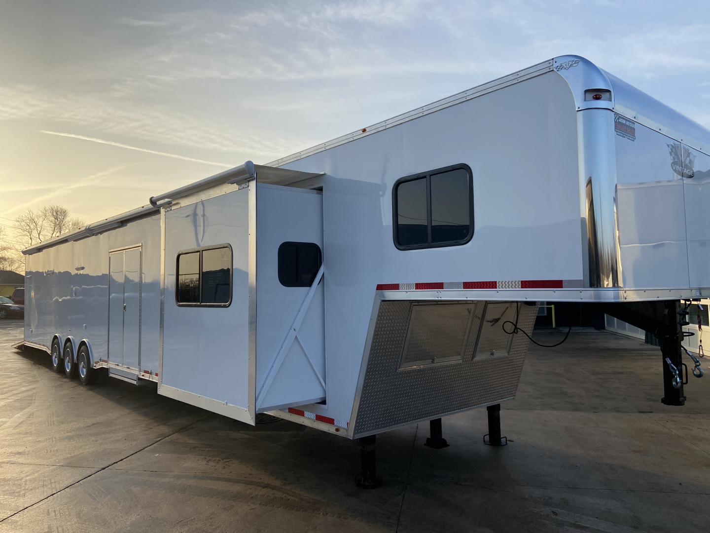 New 2026 Vintage Living Quarters Racing Trailer