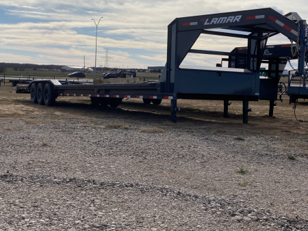 New 2026 Lamar Trailers 102  x 40' Gooseneck Triple Axle 7k Equipment Trailer