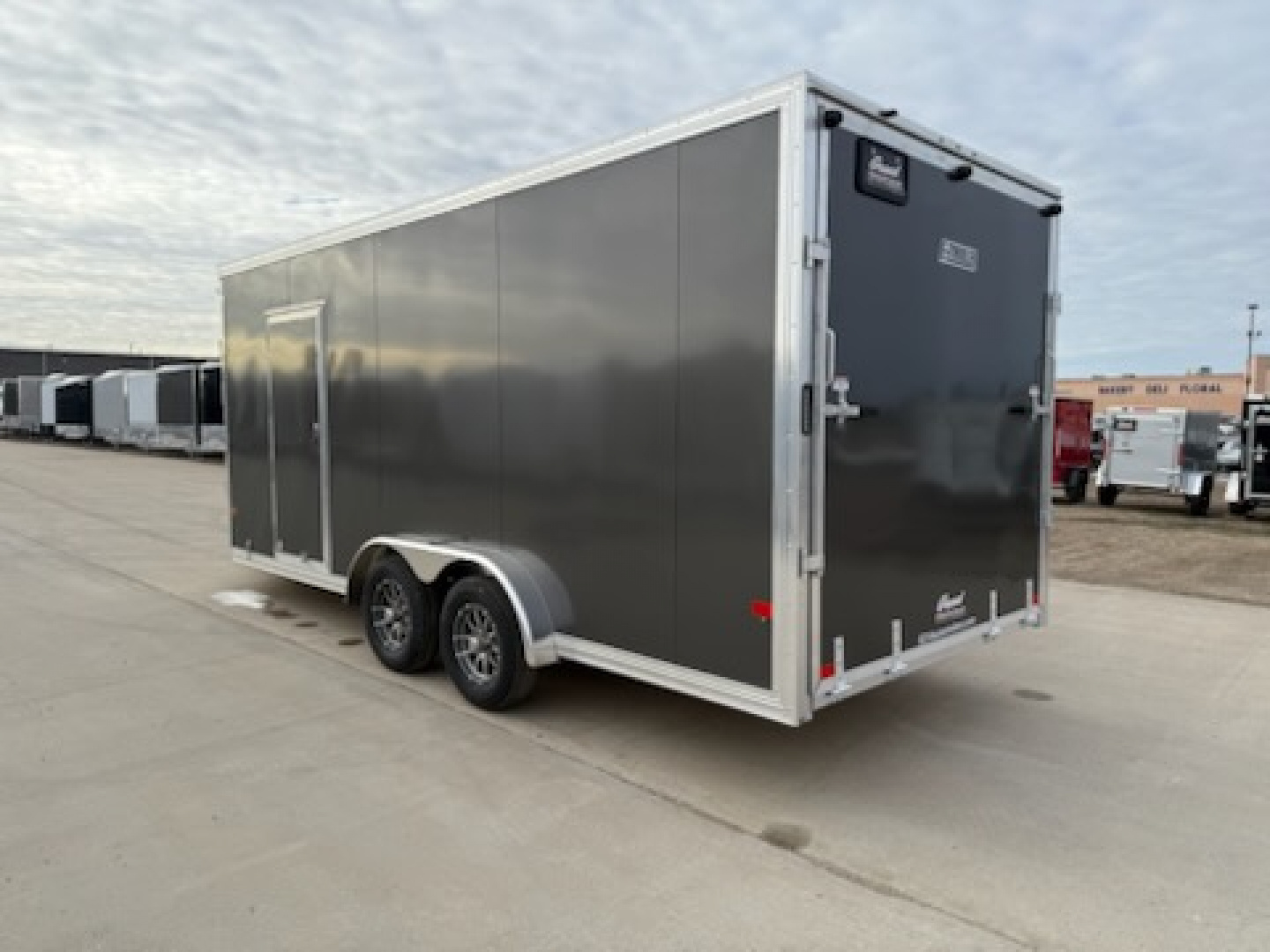 New 2026 E-Z Hauler EZES7.5X16+5-IF Snowmobile Trailer