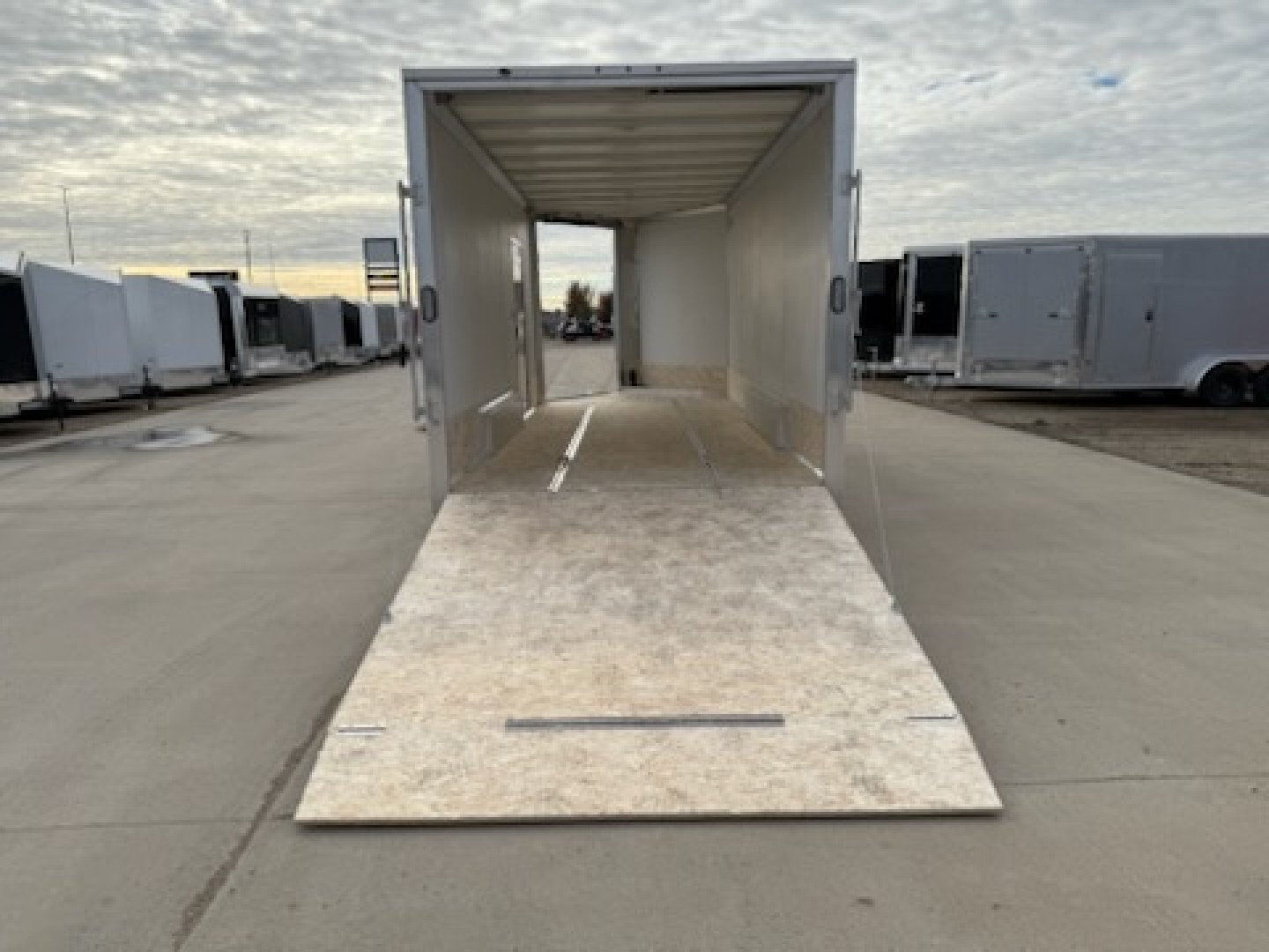 New 2026 E-Z Hauler EZES7.5X16+5-IF Snowmobile Trailer