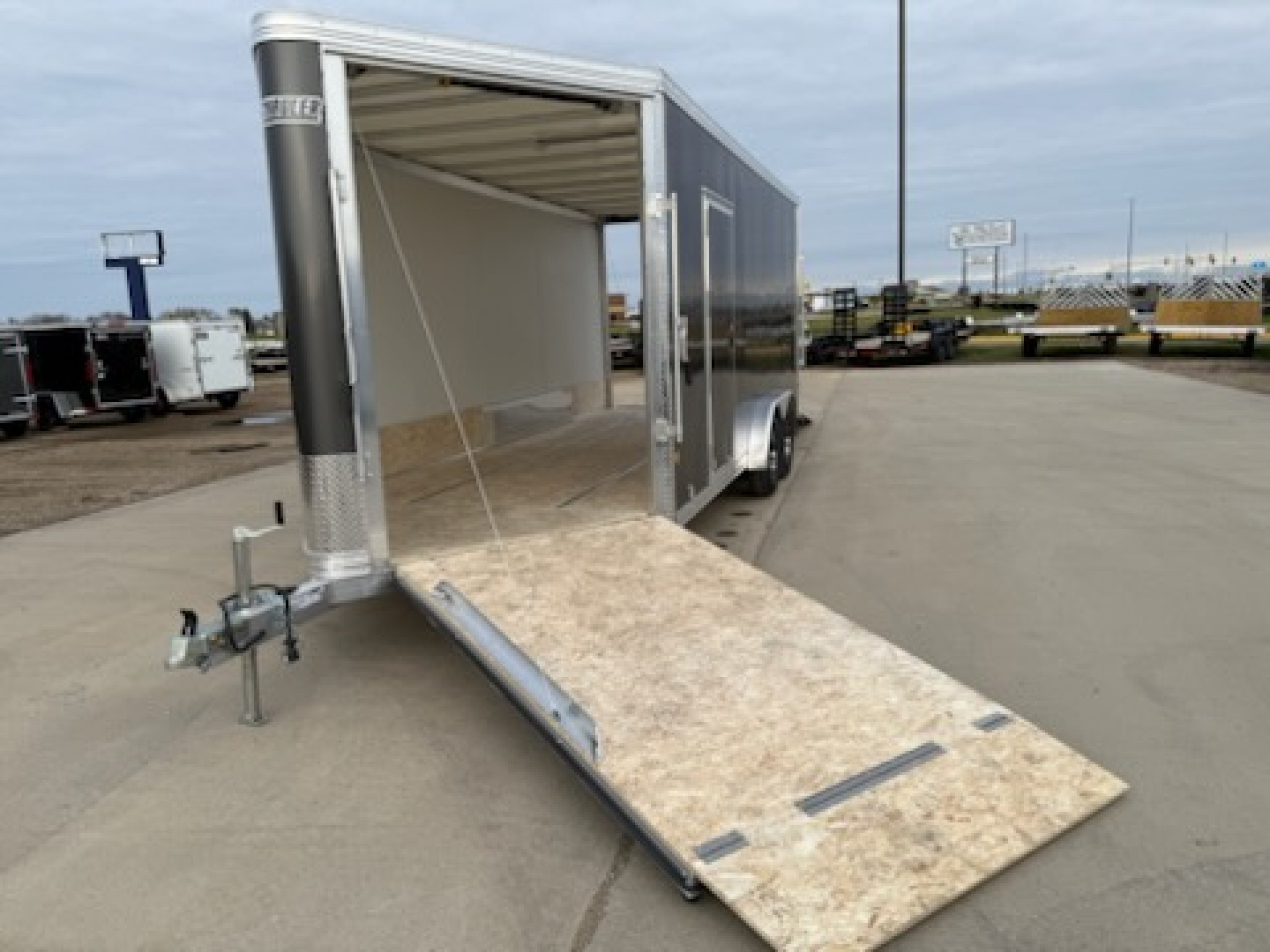 New 2026 E-Z Hauler EZES7.5X16+5-IF Snowmobile Trailer