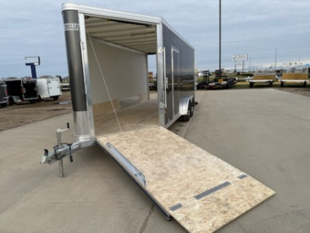 New 2026 E-Z Hauler EZES7.5X16+5-IF Snowmobile Trailer