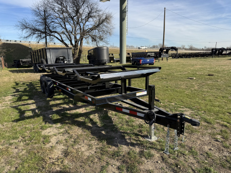 New 2026 P&C Trailers 4 Bale Hay Trailer