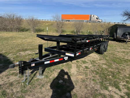 New 2026 P&C Trailers 4 Bale Hay Trailer