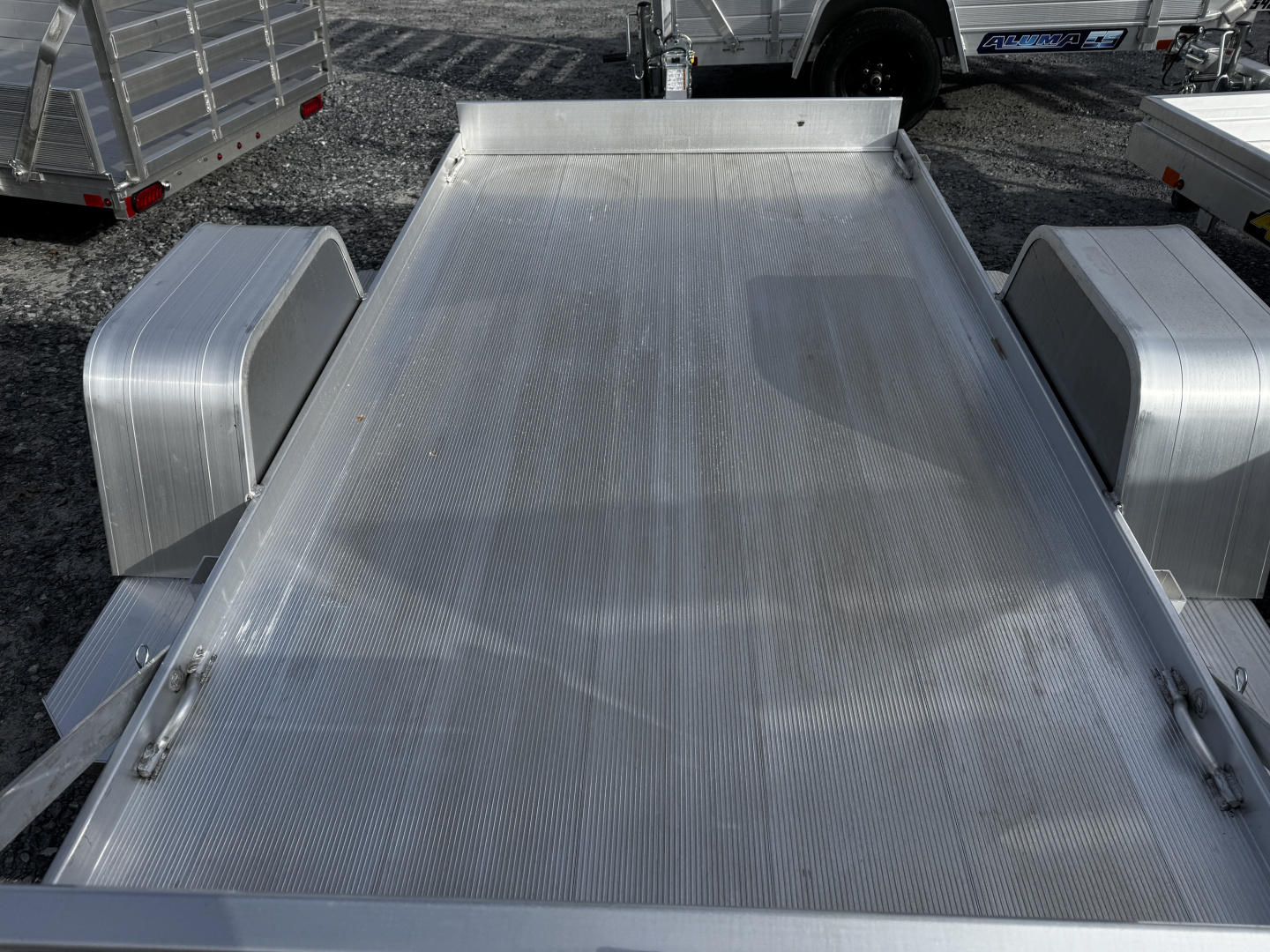 New 2026 Aluma 548S-BT Utility Trailer Bifold Tailgate