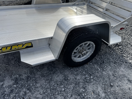 New 2026 Aluma 548S-BT Utility Trailer Bifold Tailgate