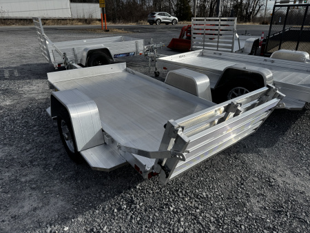 New 2026 Aluma 548S-BT Utility Trailer Bifold Tailgate