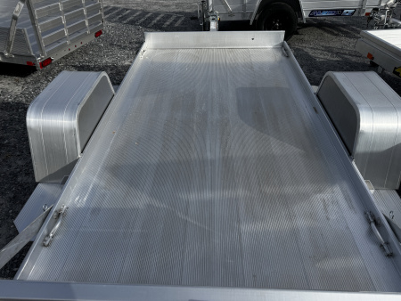 New 2026 Aluma 548S-BT Utility Trailer Bifold Tailgate