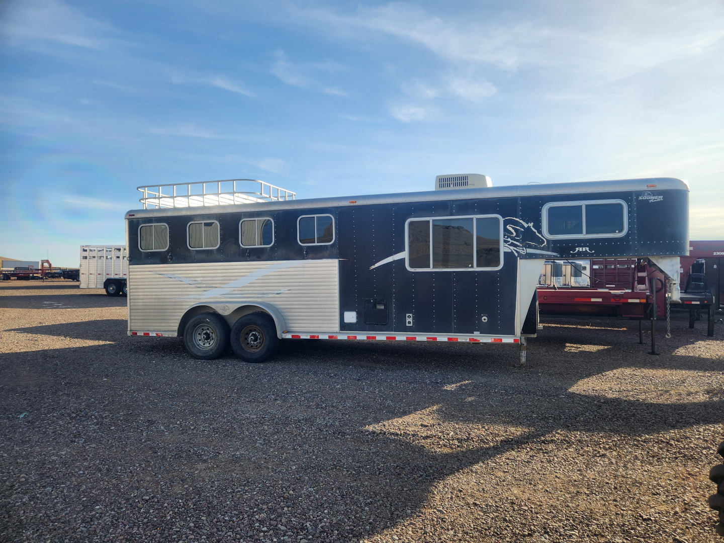 Used 1999 Exiss Sooner Horse Trailer 3H