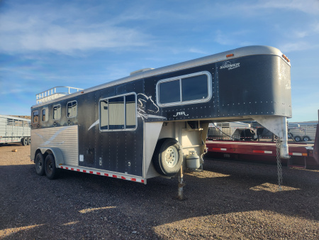 Used 1999 Exiss Sooner Horse Trailer 3H