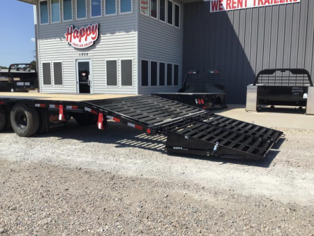 New 2026 PJ 102"x40' GN Low-Pro Air-Ride Flatbed w/ Duals - LD