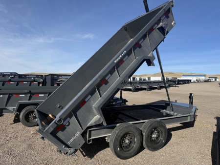 New 2026 Lamar 14' Telescopic Dump Trailer 14K Hy Jack