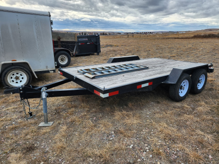 Used Homemade 6x14' Tandem Axle Utility Trailer 7K