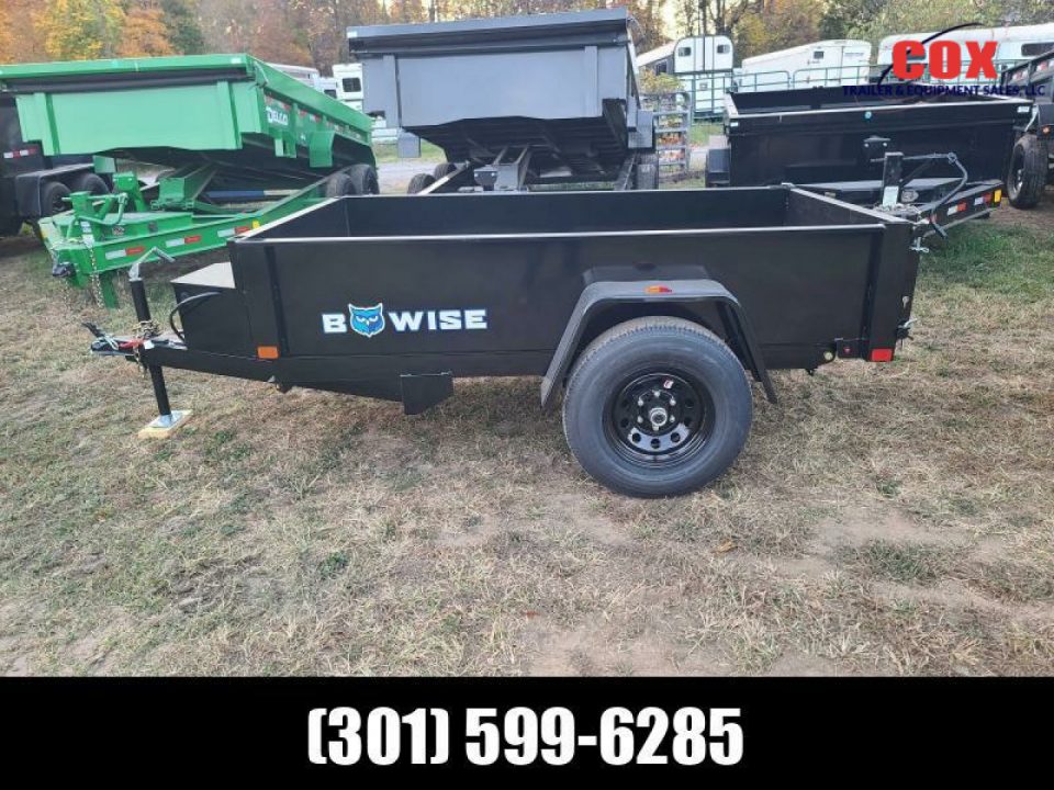 New 2026 BWISE 5 x 8 special dump 5000#LP Dump Trailer