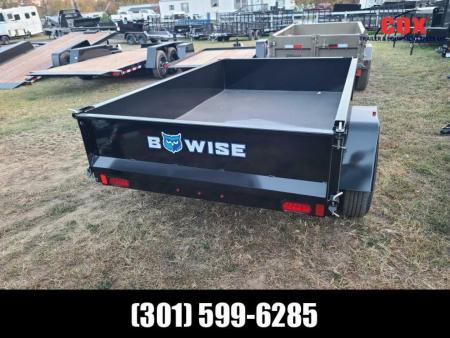 New 2026 BWISE 5 x 8 special dump 5000#LP Dump Trailer
