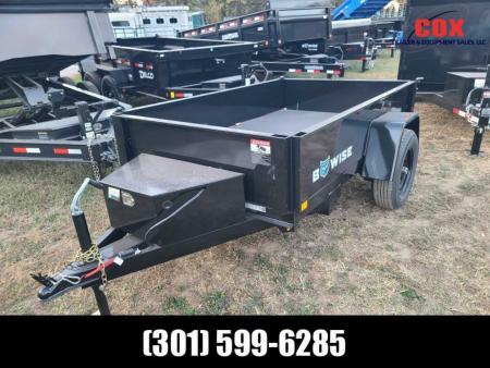 New 2026 BWISE 5 x 8 special dump 5000#LP Dump Trailer