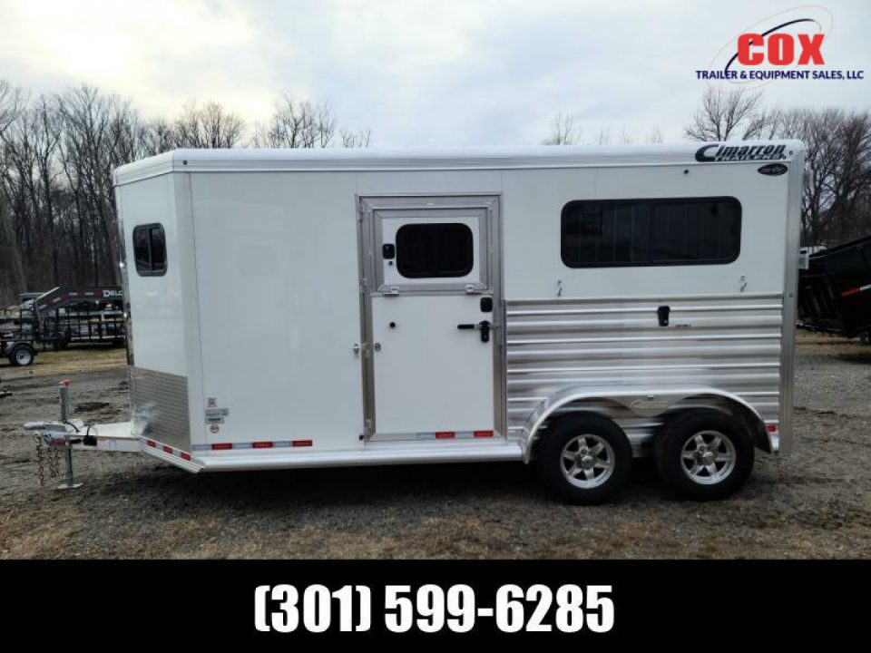 New 2027 Cimarron Trailers Cox Signature Series plus Horse Trailer