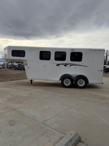 Used 2021 Trails West Adventure 3 Horse Horse Trailer