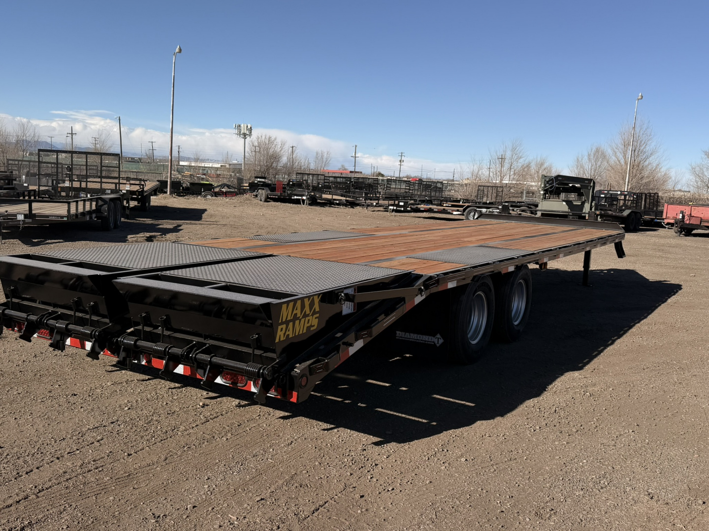 New 2026 Diamond T 8.5-28 Tandem Dual Deckover Pintle Equipment Hauler 25.9K GVWR