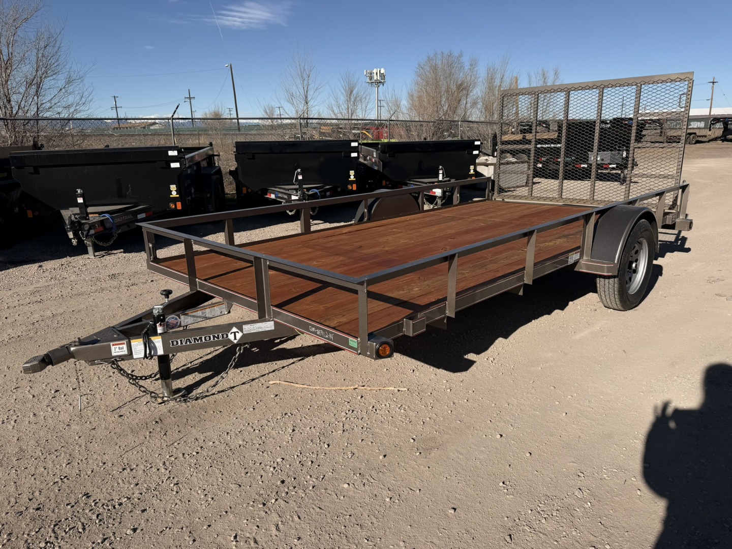 New 2026 Diamond T 7-14 Ramp Gate Utility 3K GVWR